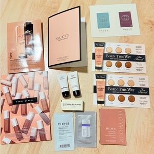 Sample bundle, Gucci, Chanel, Fenty, YSL, Too Faced, Elemis